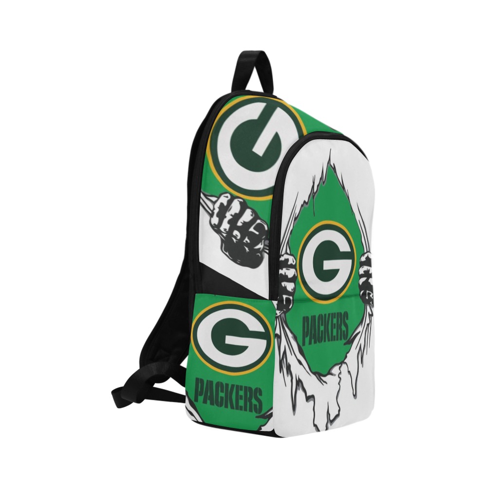 Green-Bay Packers Fabric Backpack for Adult (Model 1659)