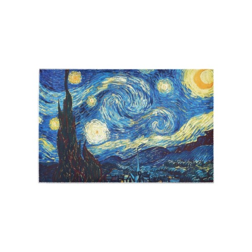 Van Gogh's Starry Night Area Rug 5'x3'3''