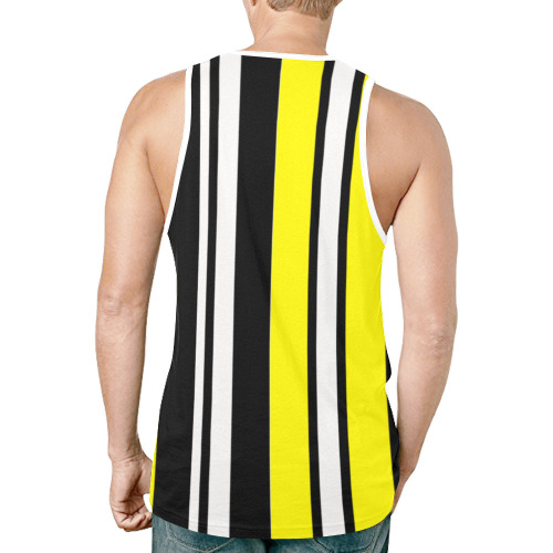 by stripes New All Over Print Tank Top for Men (Model T46)