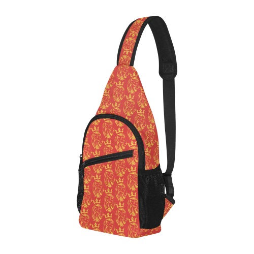 Freeman Empire Chest Bag (Red) All Over Print Chest Bag (Model 1719)