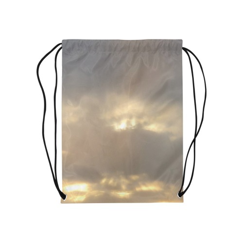 Cloud Collection Medium Drawstring Bag Model 1604 (Twin Sides) 13.8"(W) * 18.1"(H)