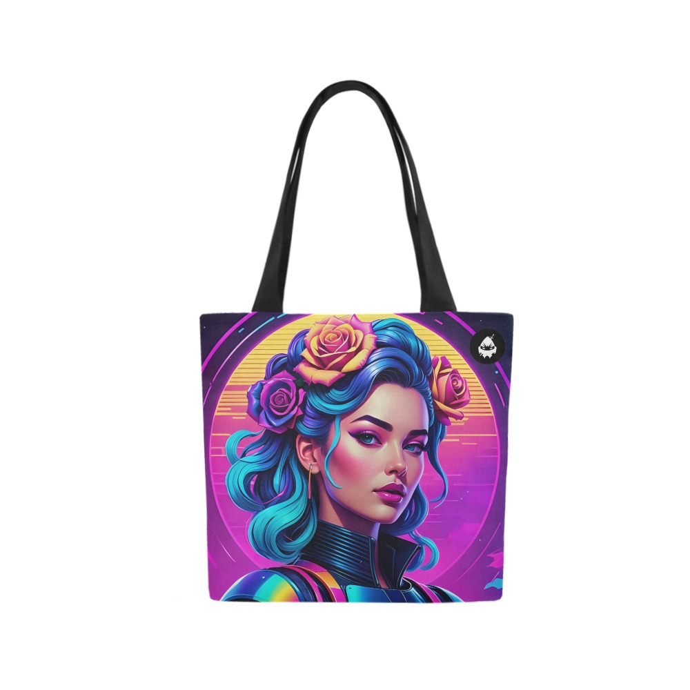 SYTHWAVE TOTE 1 Canvas Tote Bag (Model 1657)