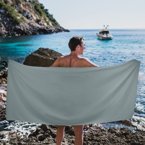 gray Beach Towel 31"x71"(NEW)