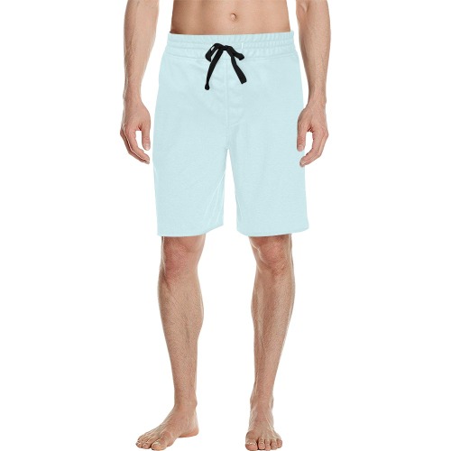 blue Men's All Over Print Casual Shorts (Model L23)