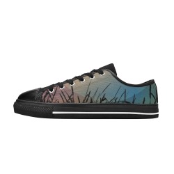 Sunset Colorful Men's Classic Canvas Shoes (Model 018)