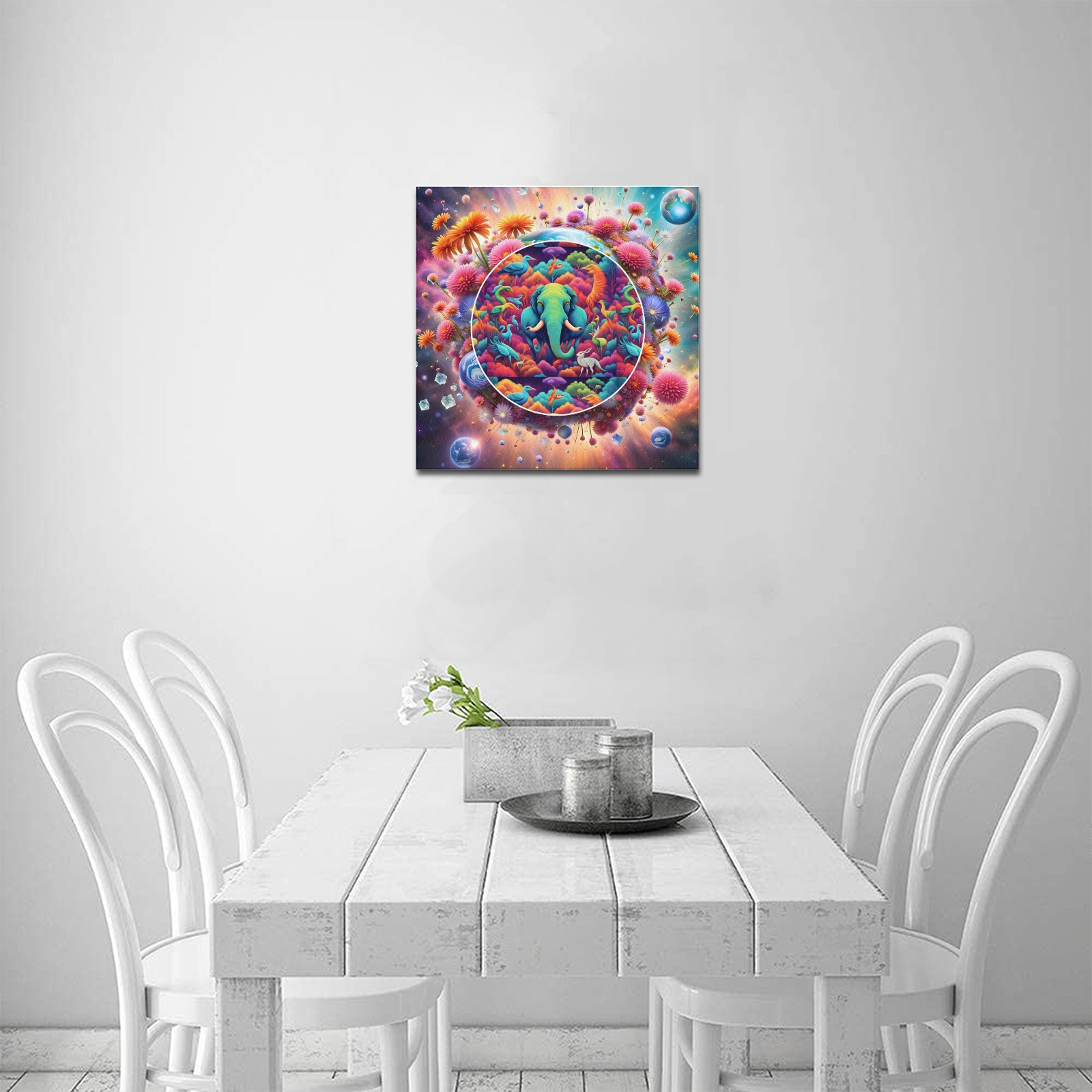 Animal Kingdom Upgraded Canvas Print 16"x16"