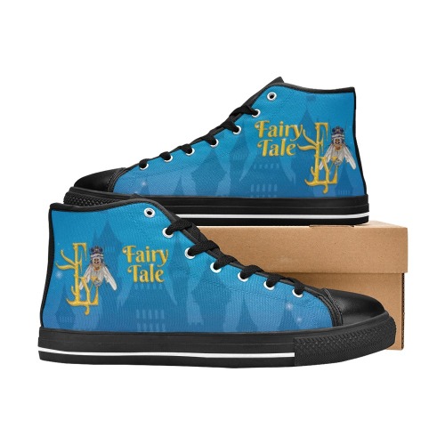Fairy Tale Collectable Fly Women's Classic High Top Canvas Shoes (Model 017)