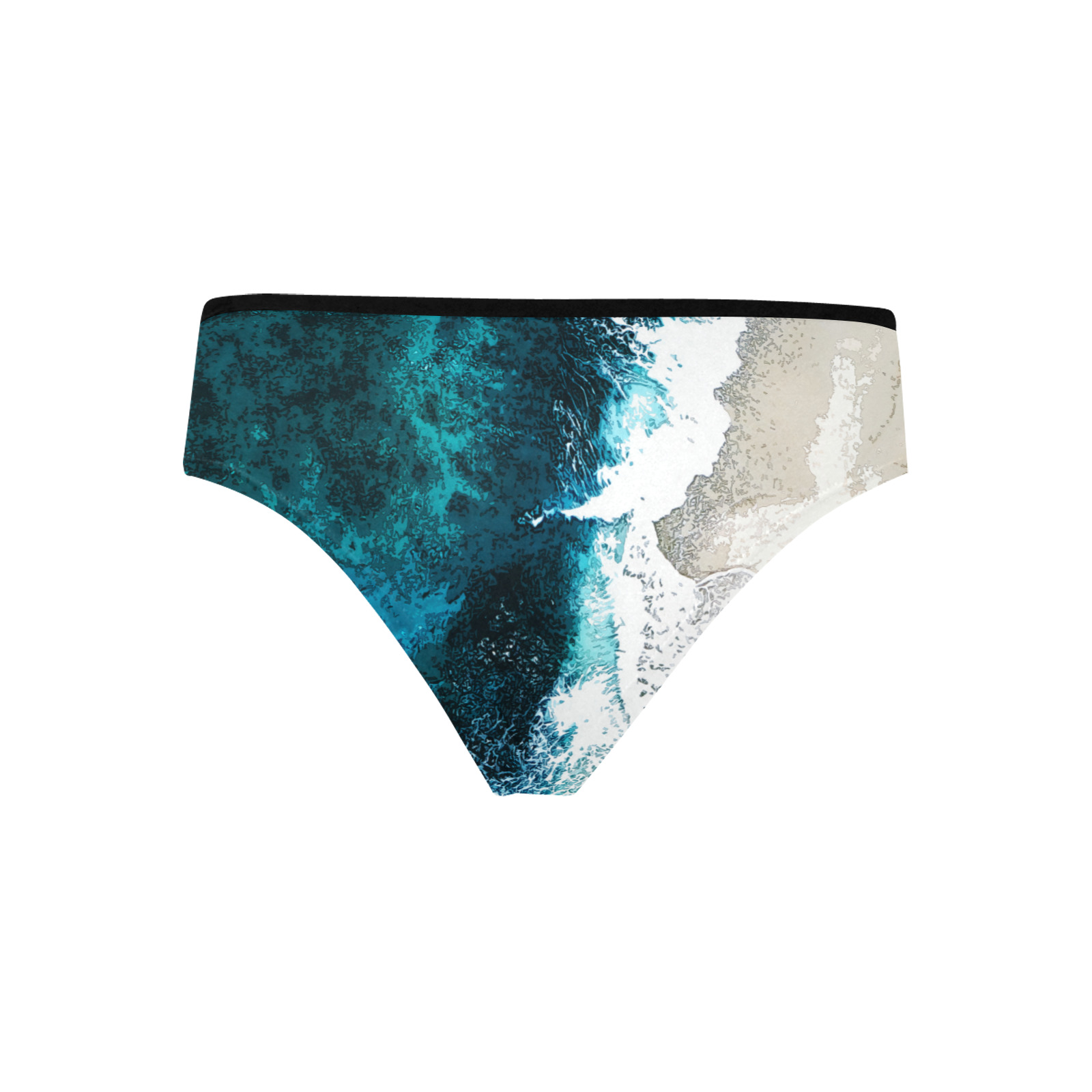 Ocean And Beach Women's Hipster Panties (Model L33)