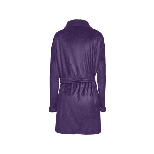 color Russian violet Women's All Over Print Night Robe