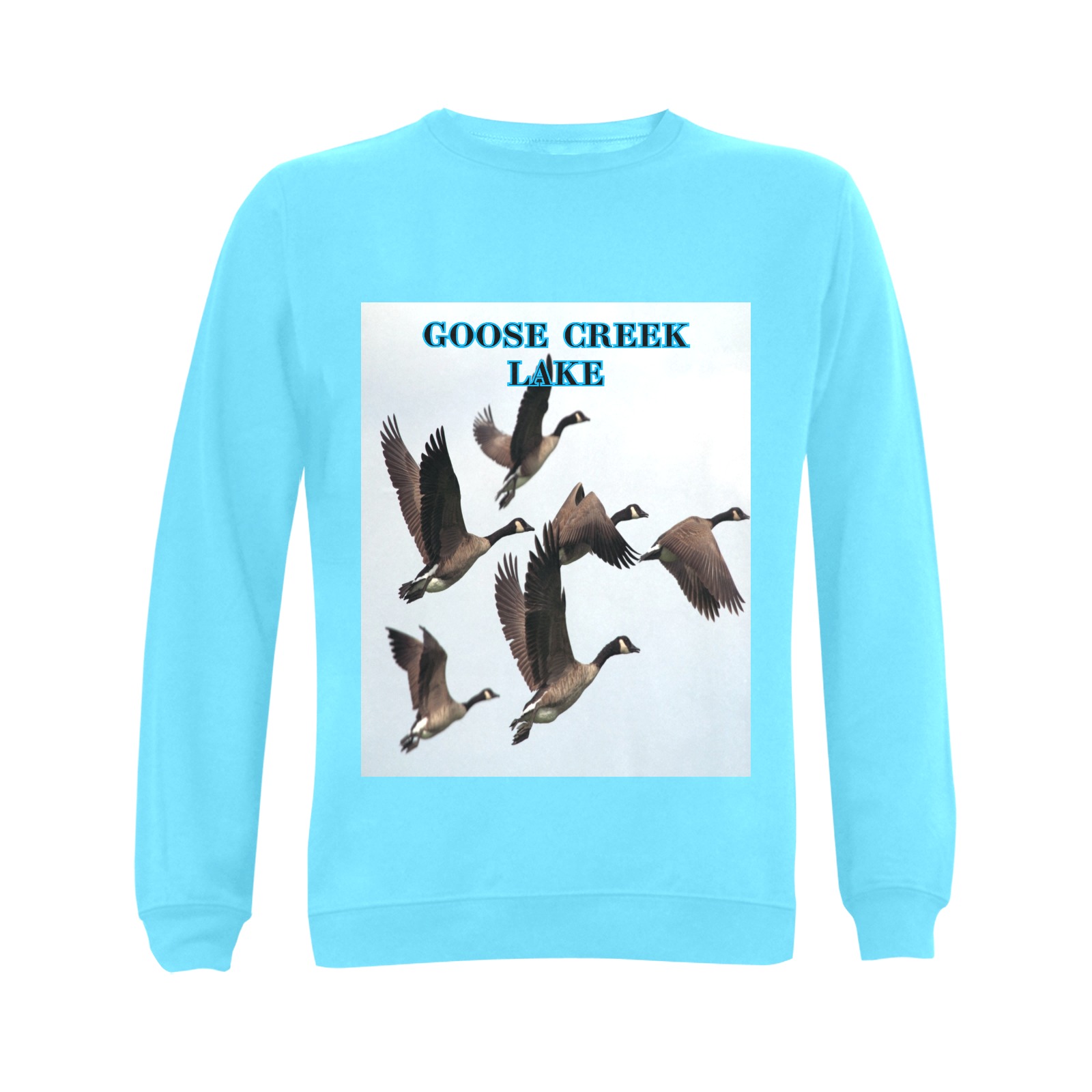 Goose Creek Lake Gildan Crewneck Sweatshirt(NEW) (Model H01)