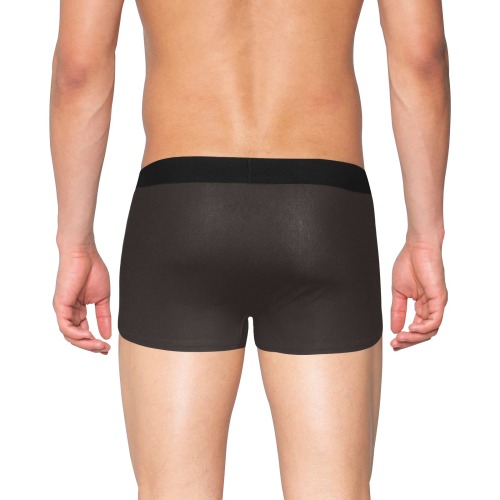 color licorice Men's Boxer Briefs with Fly (Model L49)