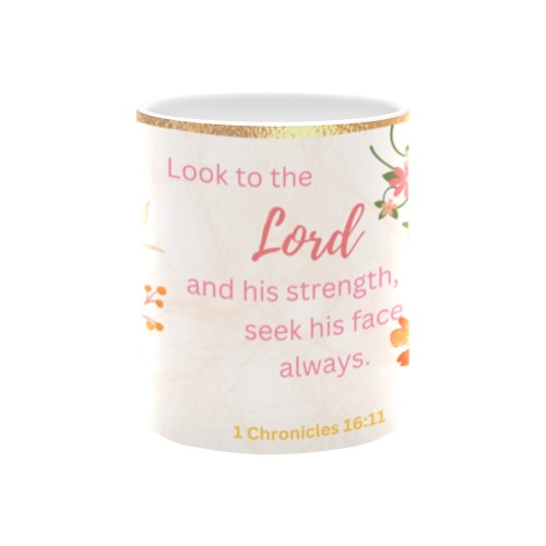 Christian Scripture verse Mug Custom White Mug (11OZ)