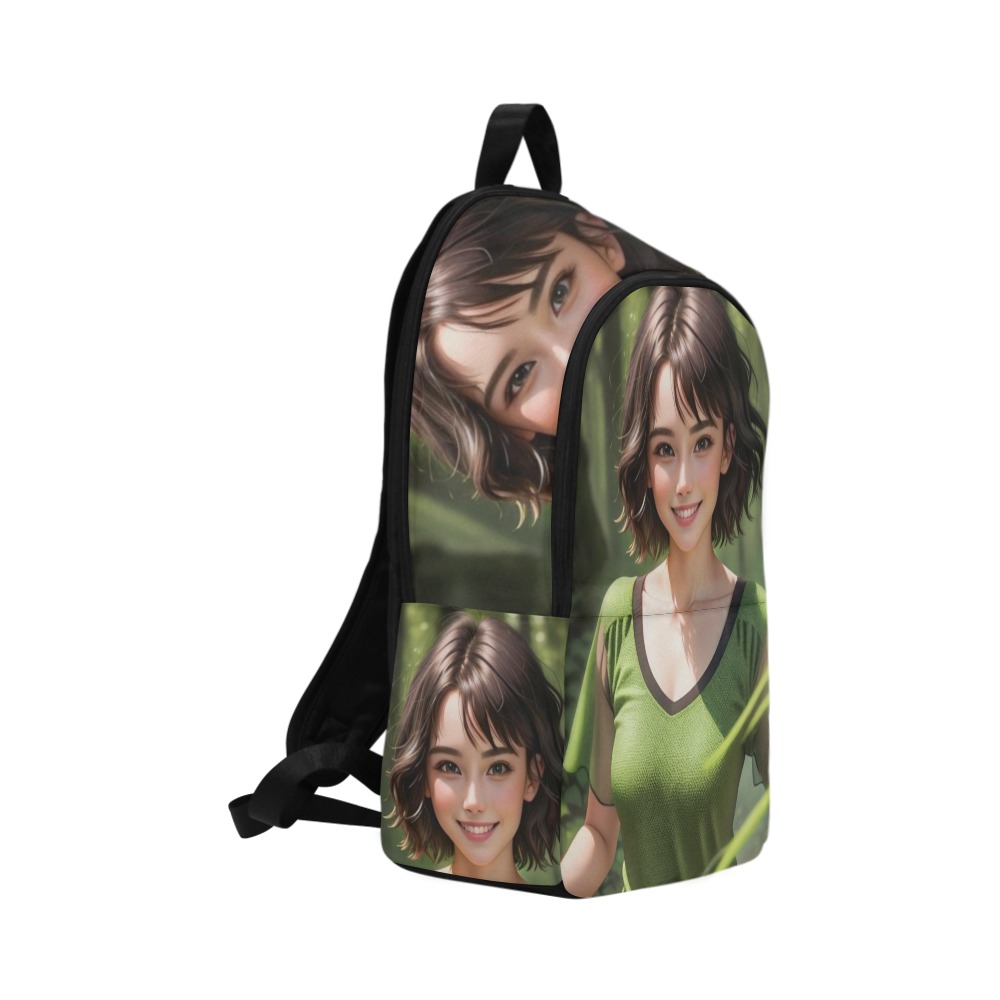 oil-painting Fabric Backpack for Adult (Model 1659)