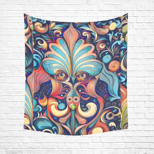 Magician Cotton Linen Wall Tapestry 51"x 60"