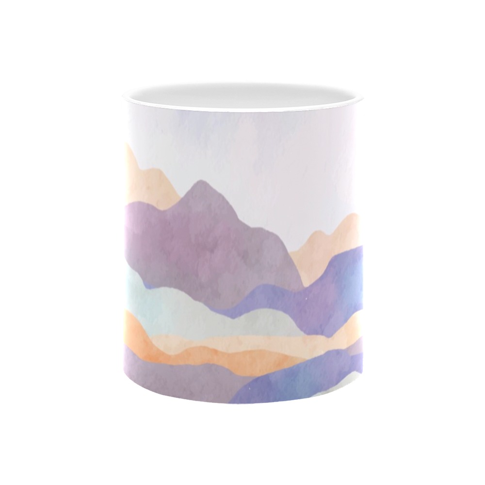 Modern landscape colorful mountains_23A White Mug(11OZ)