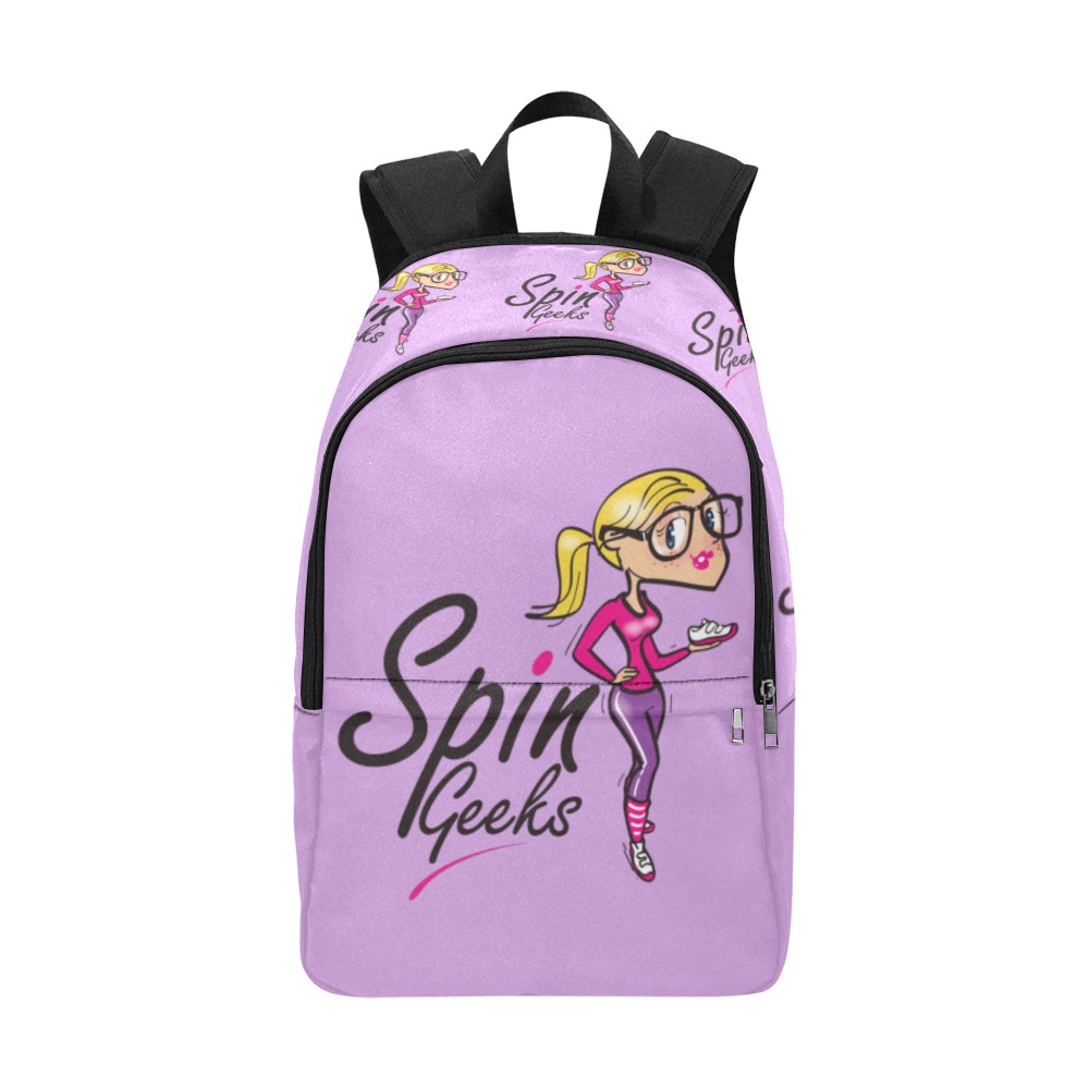 Spin Geeks Purple Bag Fabric Backpack for Adult (Model 1659)