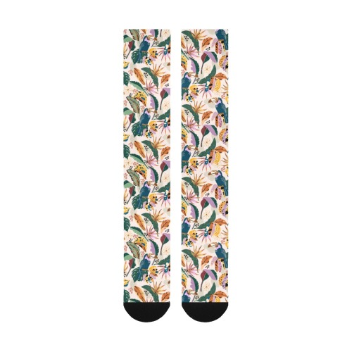 Toucans in wild tropical nature Over-The-Calf Socks