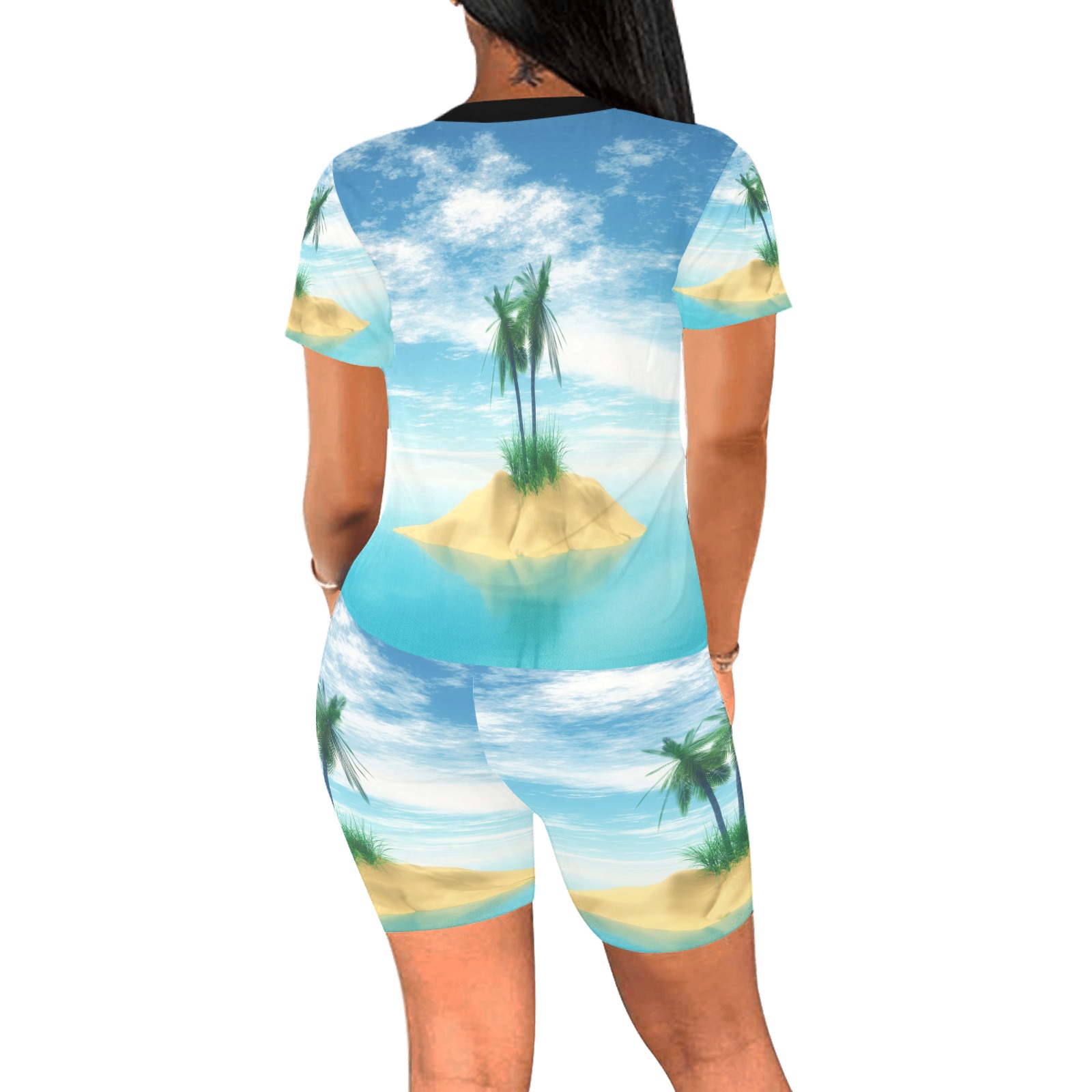 tropical island Collectable Fly Women's Short Yoga Set