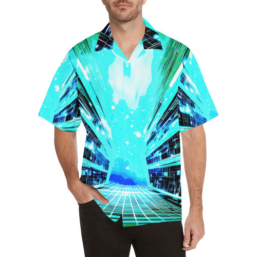 Exploring Galaxy 805 Hawaiian Shirt with Merged Design (Model T58)