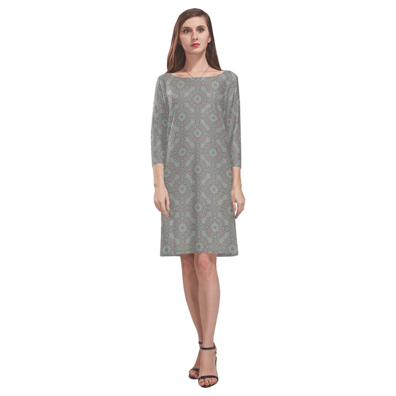 digitaldesign Rhea Loose Round Neck Dress(Model D22)
