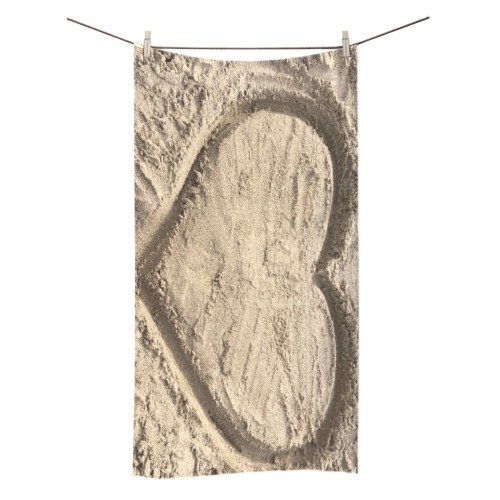 Love in the Sand Collection Bath Towel 30"x56"