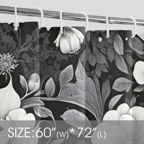 Fabulous Florals 39 Shower Curtain 60"x72"