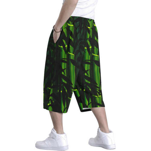Bamboo Forest Men's All Over Print Baggy Shorts (Model L37)