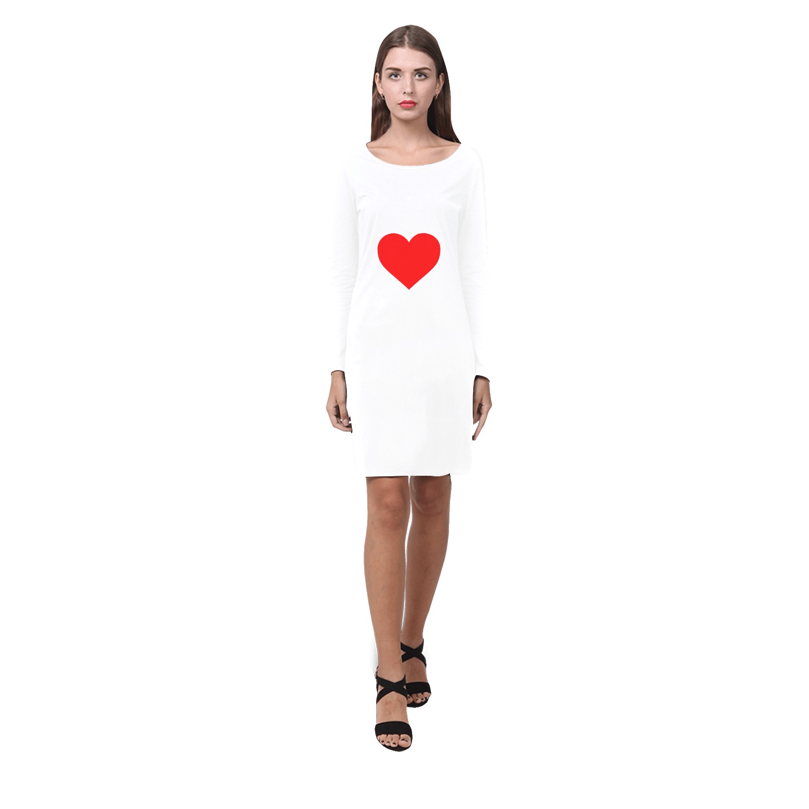 big heart Demeter Long Sleeve Nightdress (Model D03)