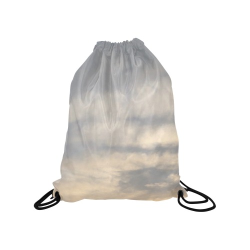 Rippled Cloud Collection Medium Drawstring Bag Model 1604 (Twin Sides) 13.8"(W) * 18.1"(H)