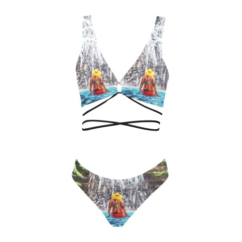 manusartgnd Cross String Bikini Set (Model S29)