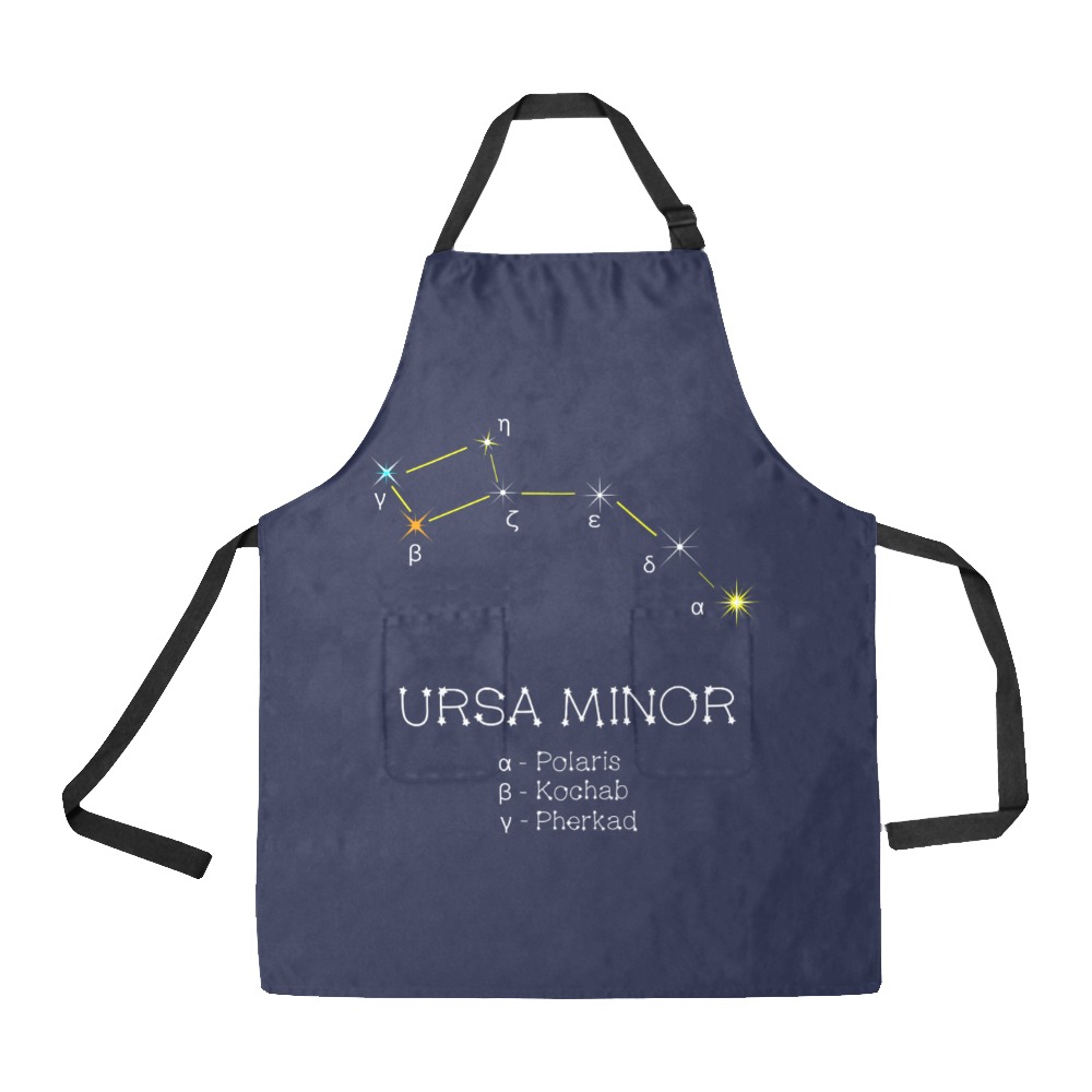 Star Ursa Minor funny astronomy space galaxy All Over Print Apron