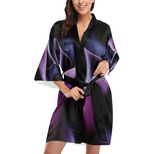 VIRTUOUS WOMAN KIMONO ROBE PURPLE 2 Kimono Robe