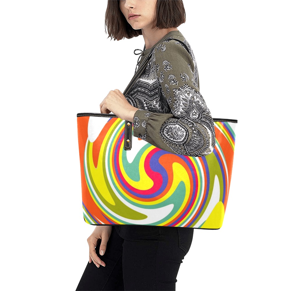 PATTERN-562 Chic Leather Tote Bag (Model 1709)