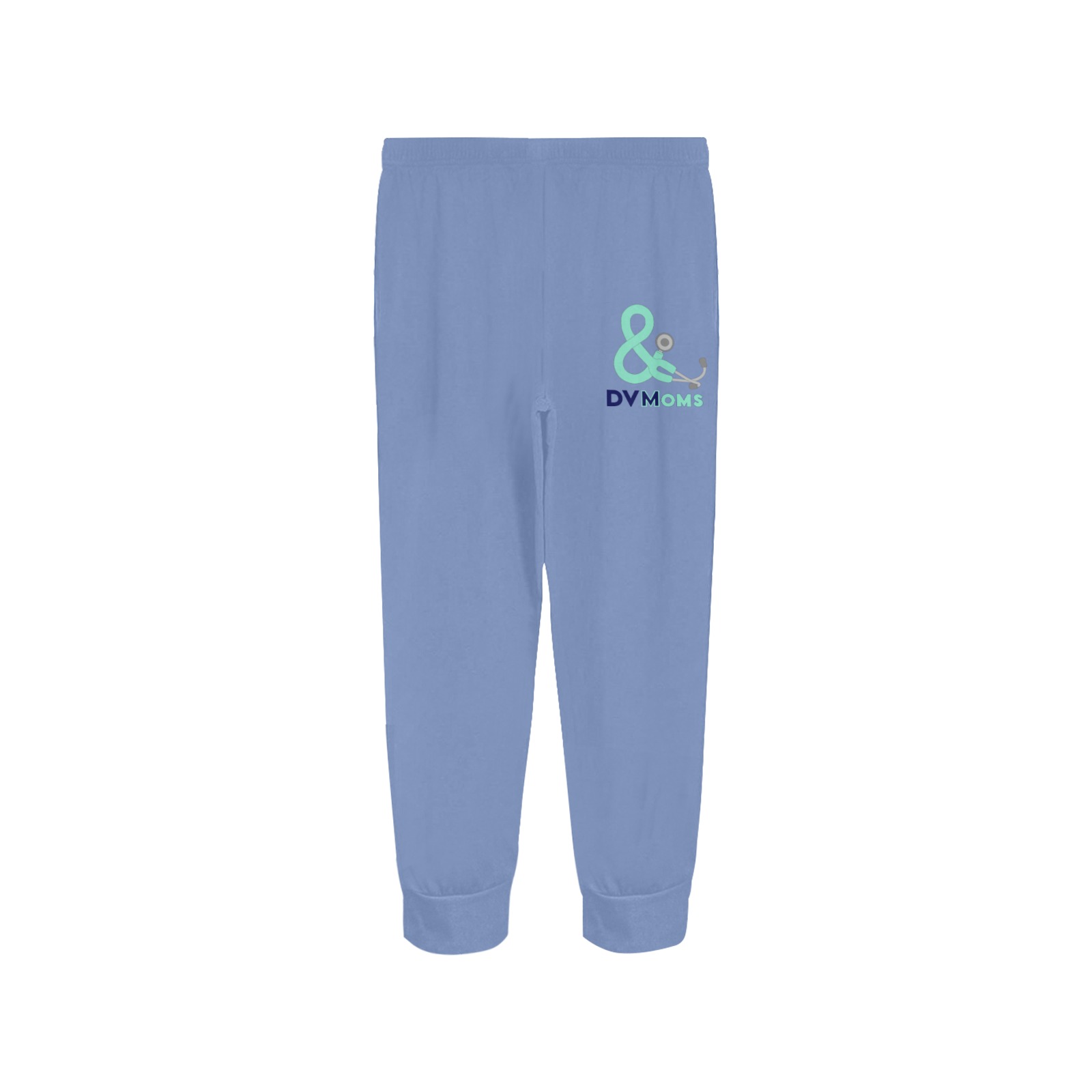 Pants light blue with single logo Women's All Over Print Pajama Trousers