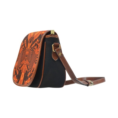 TribalLion Small Bag Saddle Bag/Small (Model 1649)(Flap Customization)
