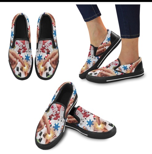 New Women's Slip-on Canvas Shoes (Model 019)