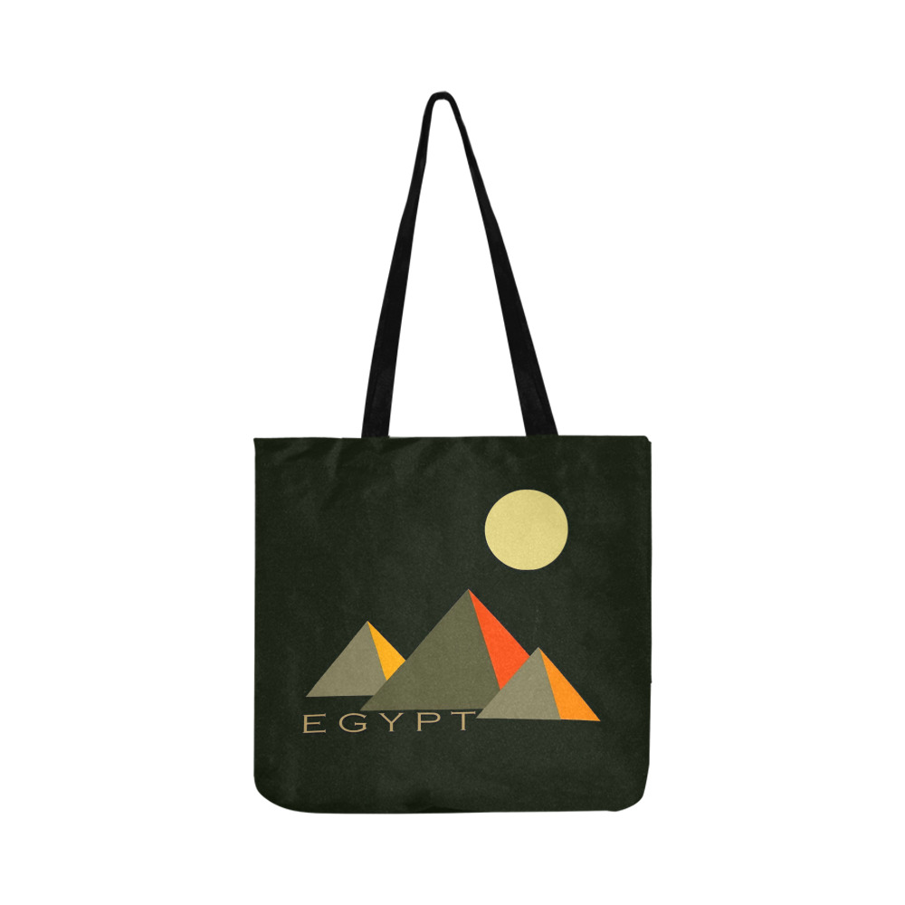 Egypt Pyramid Reusable Shopping Bag Model 1660 (Two sides)