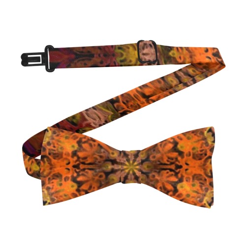 mandala light brown Custom Bow Tie
