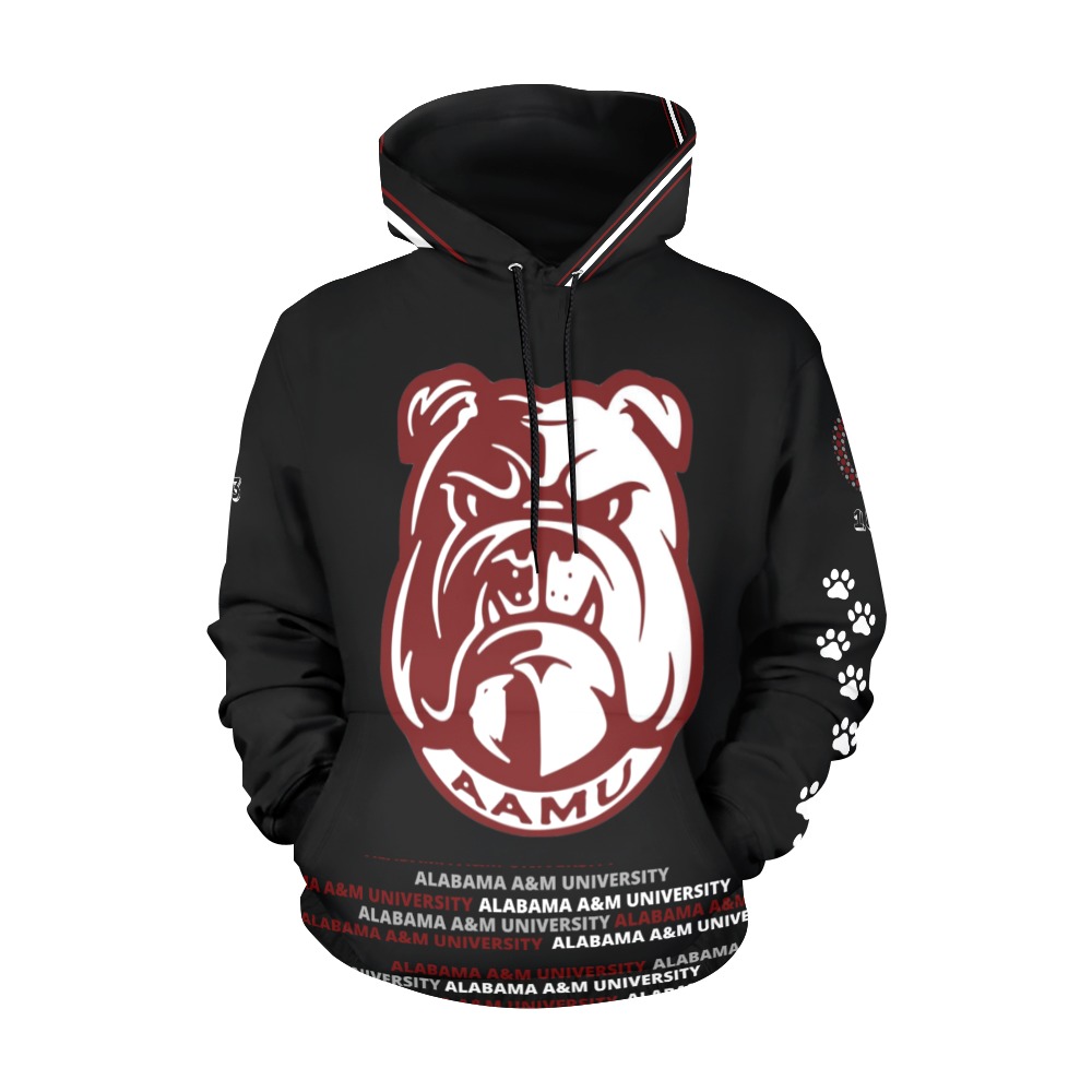 Bulldogs All Over Print Hoodie for Men (USA Size) (Model H13)