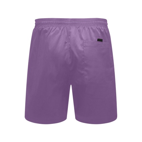 color purple 3515U Men's Mid-Length Beach Shorts (Model L51)