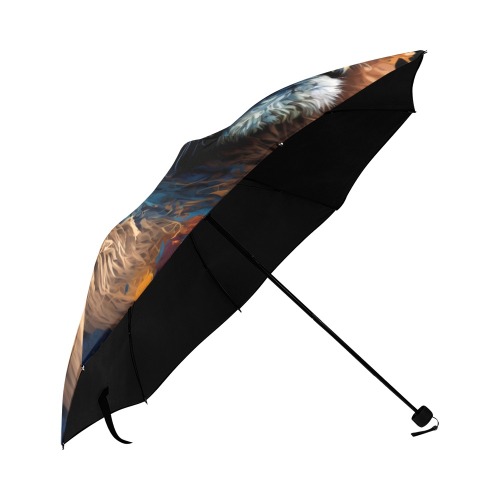 Lion close to reality 3 Anti-UV Foldable Umbrella (U08)