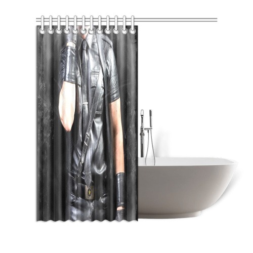 Leather Love by Fetishworld Shower Curtain 72"x72"