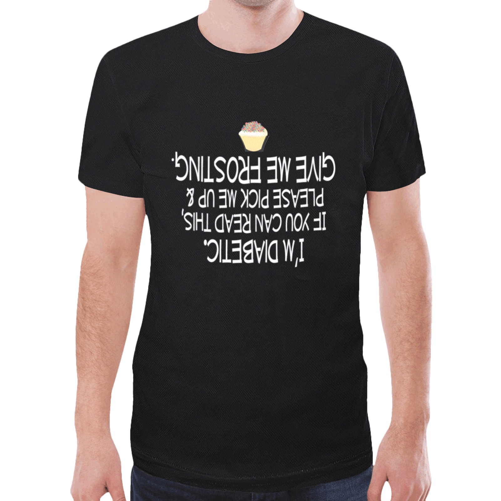 LMT1D_AB If You Can Read This FROSTING New All Over Print T-shirt for Men (Model T45)