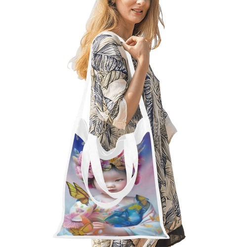 Pretty Girls 2 Canvas Tote Bag/Medium (Model 1701)