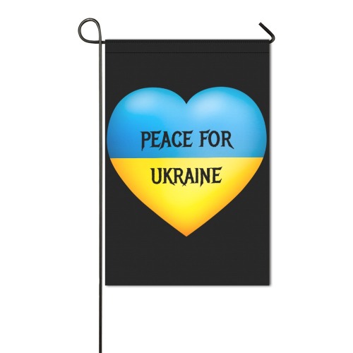 Peace For Ukraine Garden Flag 12‘’x18‘’（Without Flagpole）