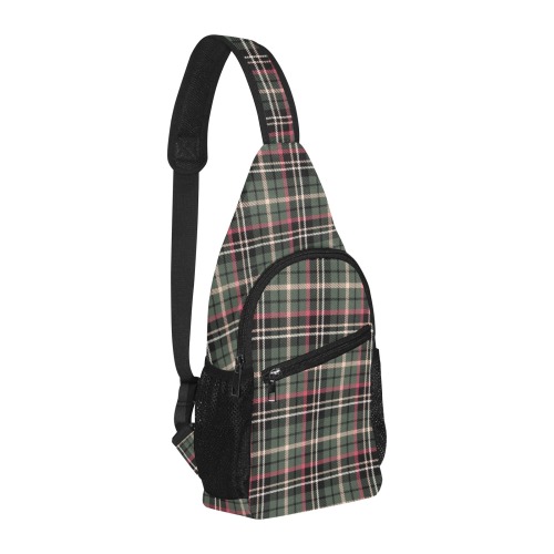 Classic Plaid All Over Print Chest Bag (Model 1719)