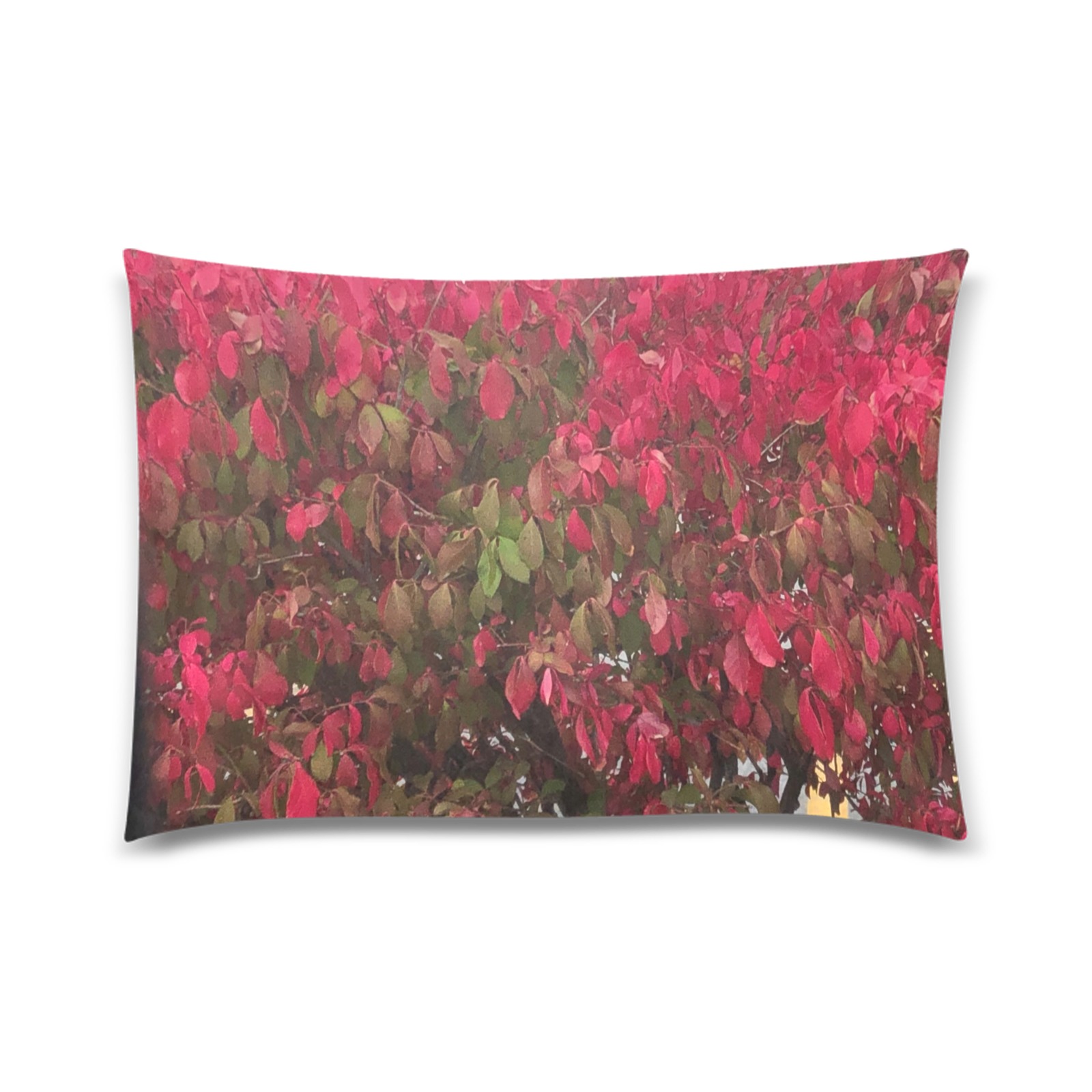 Changing Seasons Collection Custom Zippered Pillow Case 20"x30"(Twin Sides)