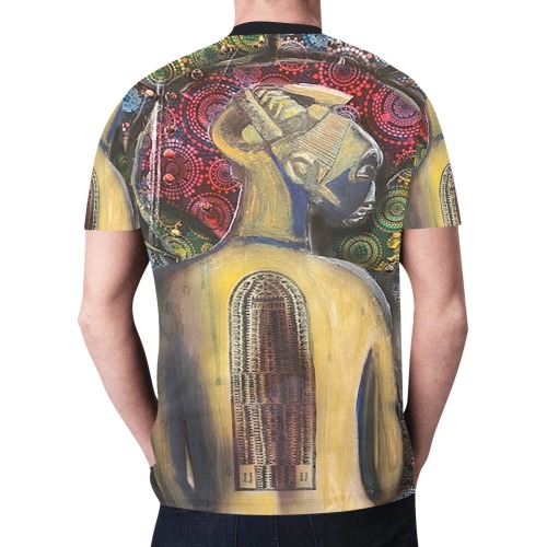 middlelarge copy New All Over Print T-shirt for Men (Model T45)