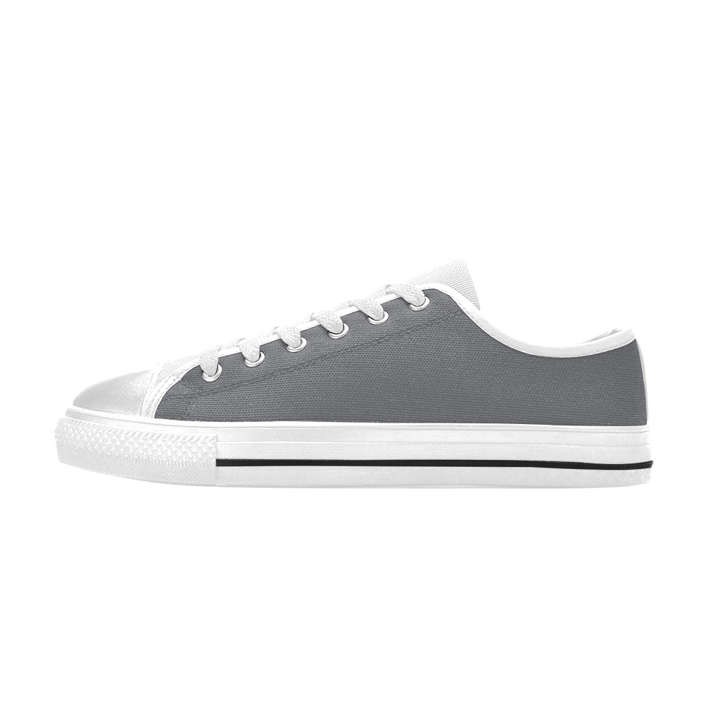 Poppy Seed Men's Classic Canvas Shoes (Model 018)