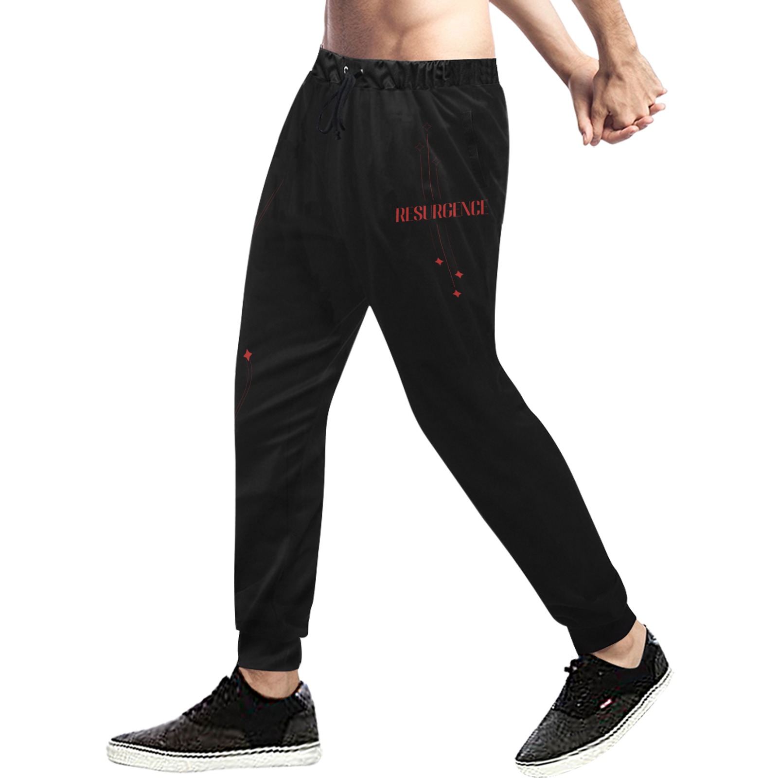 Anarchy Joggers Unisex Casual Sweatpants (Model L11)